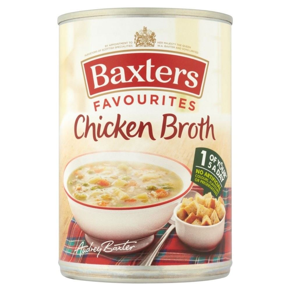 Baxters Soups Chicken Broth   12x400g