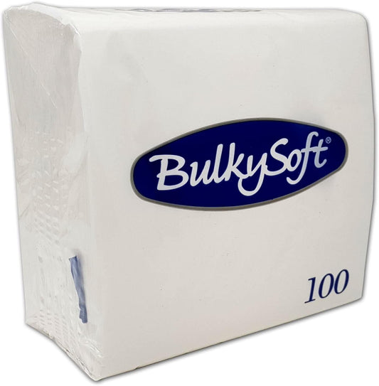 B/soft White ply Napkins  1x100's