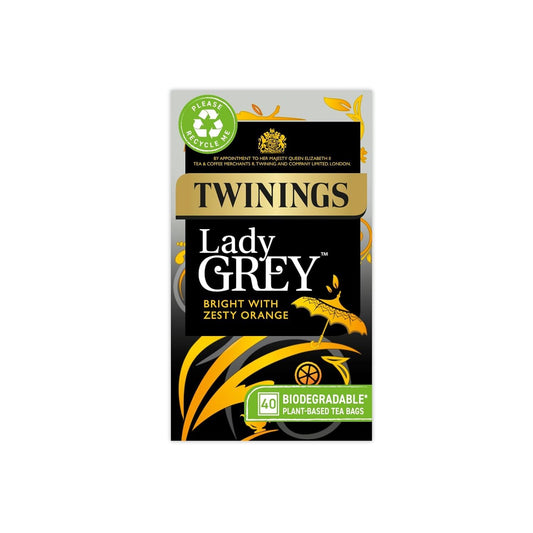 Twinings Lady Grey Tea Bags  4x40's