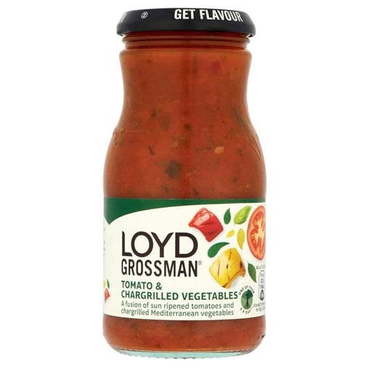 Loyd Grossman Pasta Sauce Tomato & Vegetable   6x350g