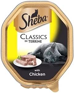 Sheba Classics Cat Tray With Chicken In Terrine  22x85g