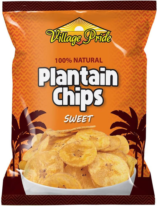 Village Pride Plantain Chips Chilli  24x75g