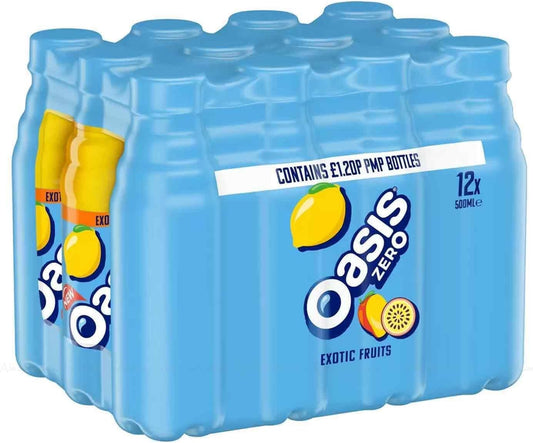 Oasis Exotic Fruit Zero   12x500ml