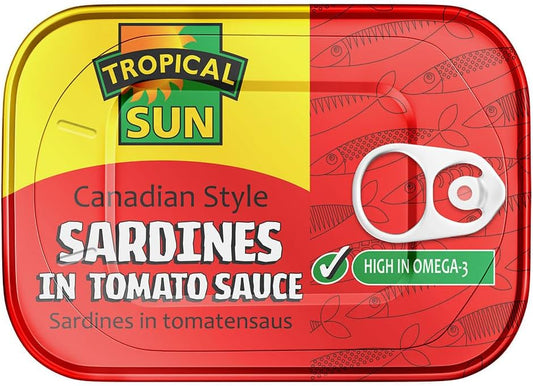 Tropical Sun Canadian Sardines Tomato    12x106g