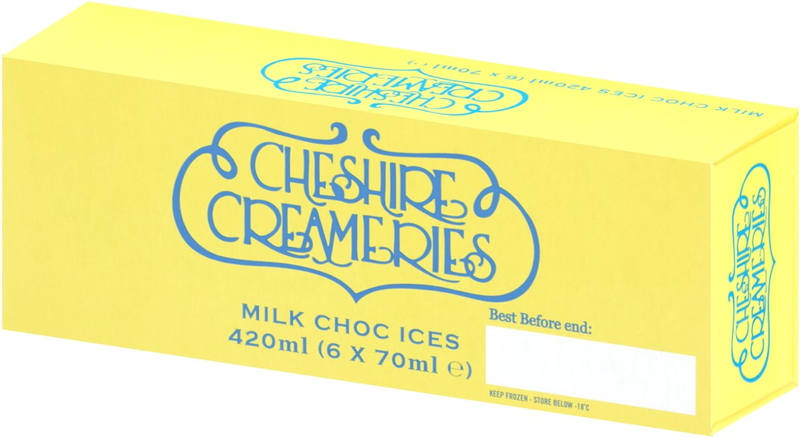 Cheshire Cream Dairies Choc ice 12x6