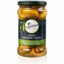 Cypressa Stuffed Green Olives In Garlic  6x315g