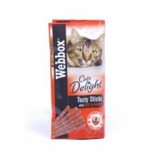 Webbox Cat Sticks Beef & Rabbit  12x6's