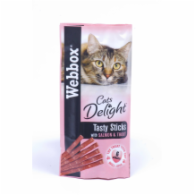 Webbox Cat Sticks Salmon & Trout  12x6's