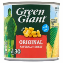 Green Giant Original Corn    12x340g