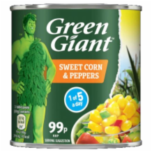 Green Giant Sweetcorn & Peppers  12x340g