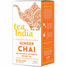 Tea India Ginger Chai Tea Bags  4x40's
