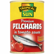 Tropical Sun Pilchards In Tomato  6x425g