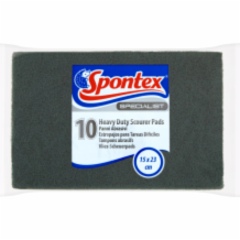 Spontex Specialist Heavy Duty Scourer Pads  1x10's