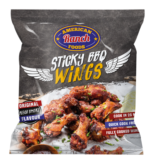 American Ranch BBQ Marinated Chicken Wing 12x500g