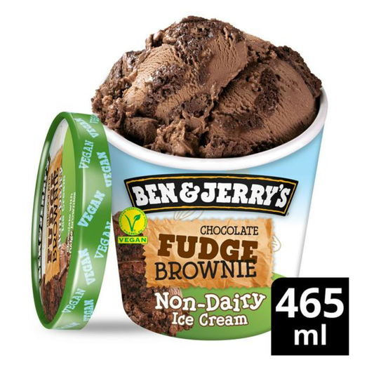 Ben & Jerrys NON DAIRY Chocolate Fudge Brownie 8x465ml