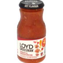 Loyd Grossman Pasta Sauce Tomato & Bacon   6x350g