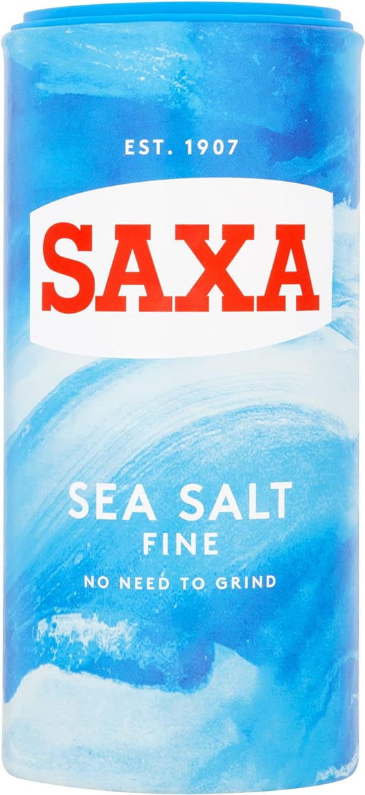 Saxa Sea Salt Fine  6x350g