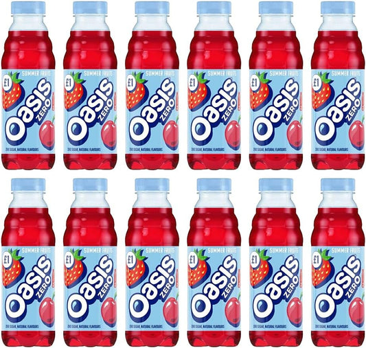 Oasis Summer Fruits Zero  12x500ml