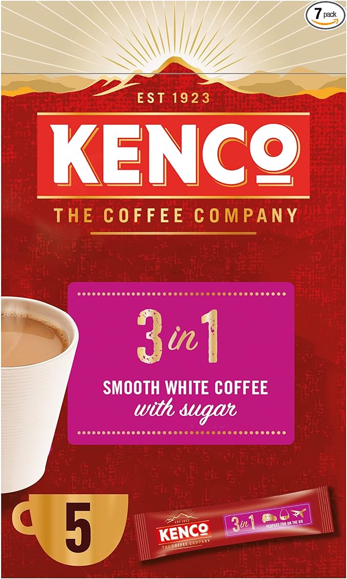 Kenco Sachet  In  With Sugar  7x5's
