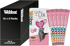 Webbox Salmon Lick-e-lix  10x15g