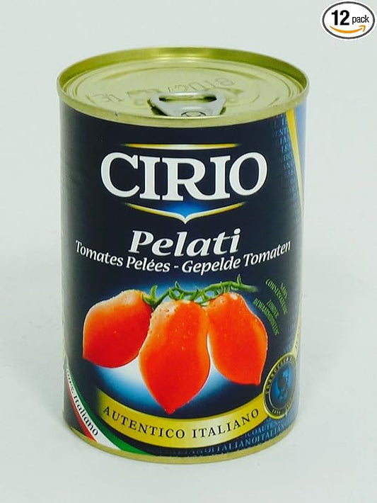 Cirio Tomatoes Peeled Plum   12x400g