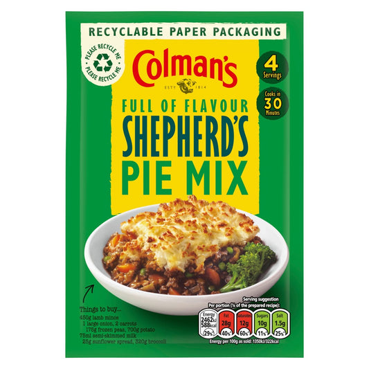 Colmans Shepherds Pie   10x25g