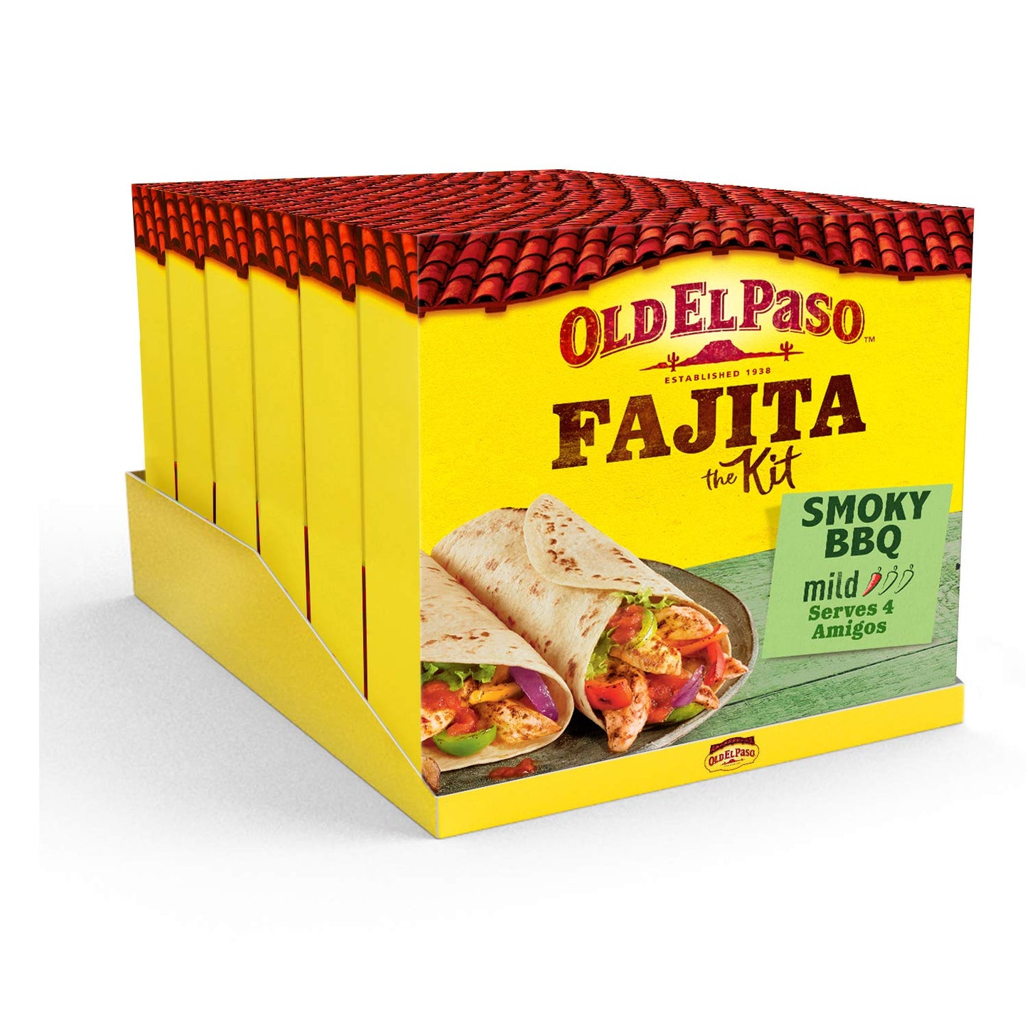 Old El Paso Bbq Fajita Kit   4x500g