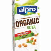 Alpro Organic Unsweetened Soya Drink  8x1ltr