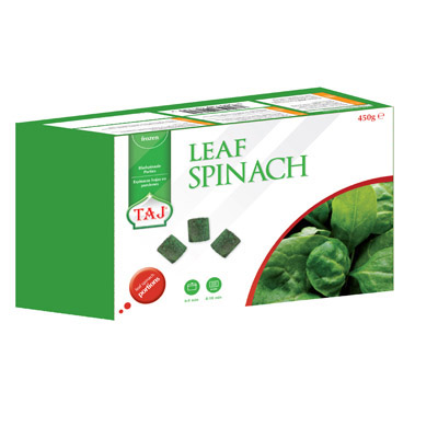 TAJ Leaf Spinach 6x450g