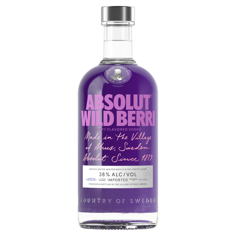 Absolut Wild Berri Berry Flavoured Swedish Vodka 70cl   70Cl × 1