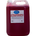 Simpsons Mega Slush Strawberry Slush Syrup 5L