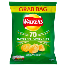 Walkers Salt & Vinegar Grab Bag  32x45g C