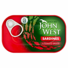 John West Sardine In Tomato Sauce  12x120g
