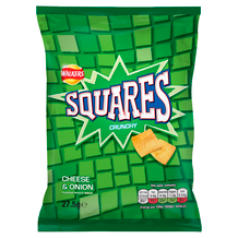 Walkers Squares Cheese & Onion  32x27.5g C