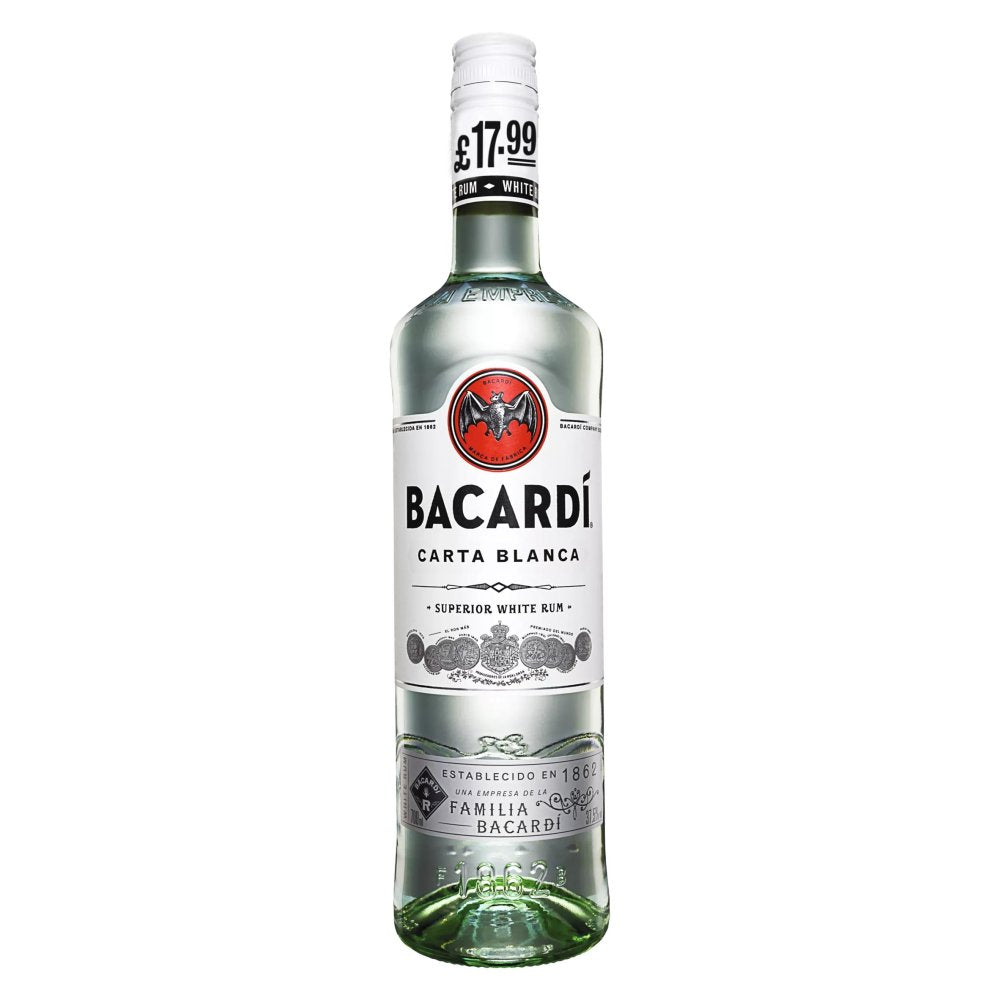 BACARDÍ Carta Blanca Superior White Rum, 70cl   70Cl × 6