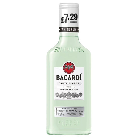 BACARDÍ Carta Blanca Superior White Rum, 20cl   20Cl × 1