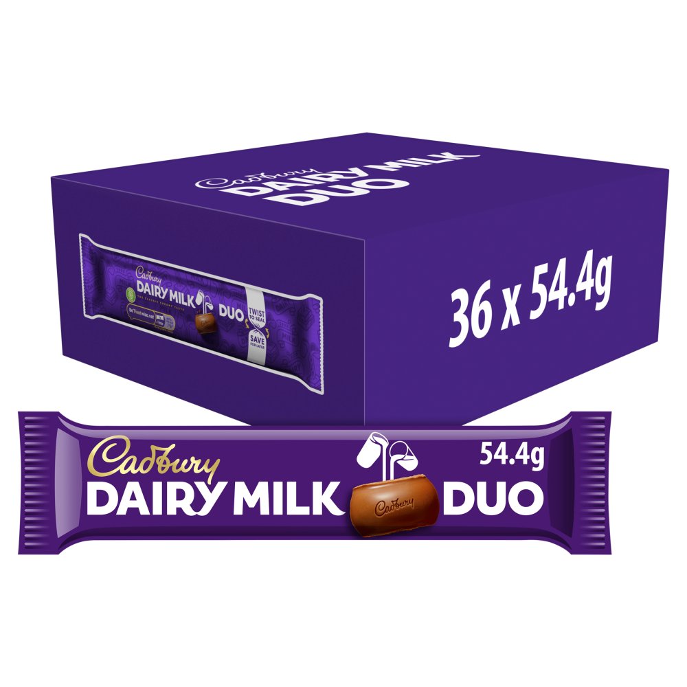 Cadbury Dairy Milk Duo Chocolate Bars 54.4g