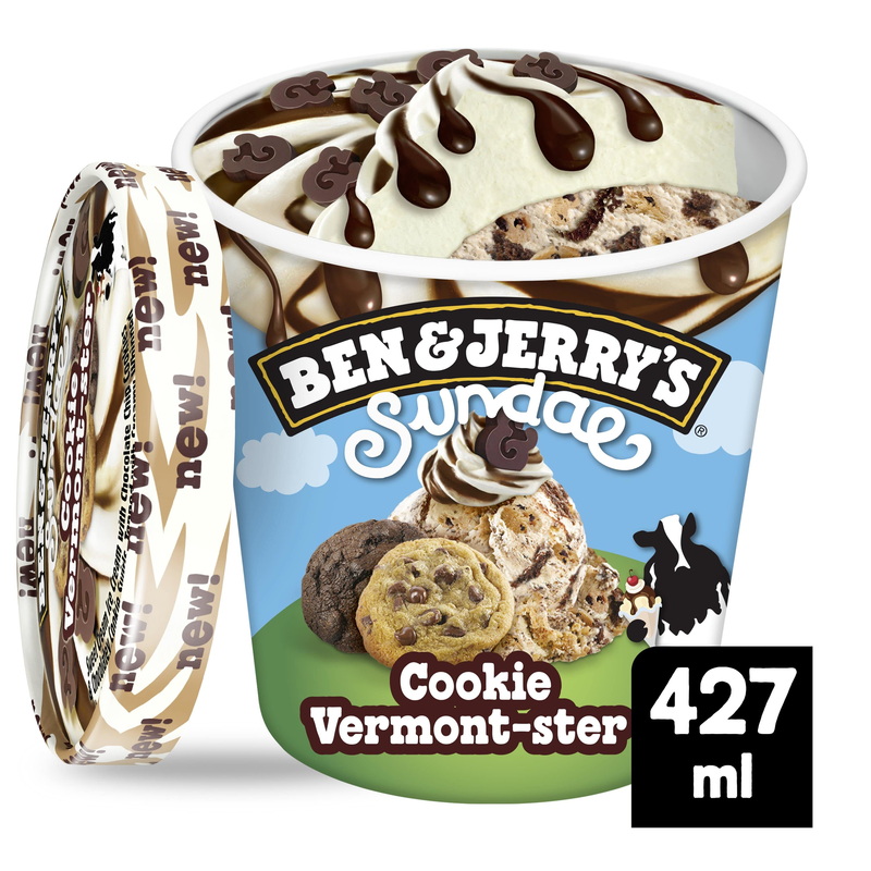 Ben & Jerrys Sundae Cookie Vermonster 8x427ml