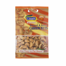 Ginni Roasted Salted Cashews Box  6x175g