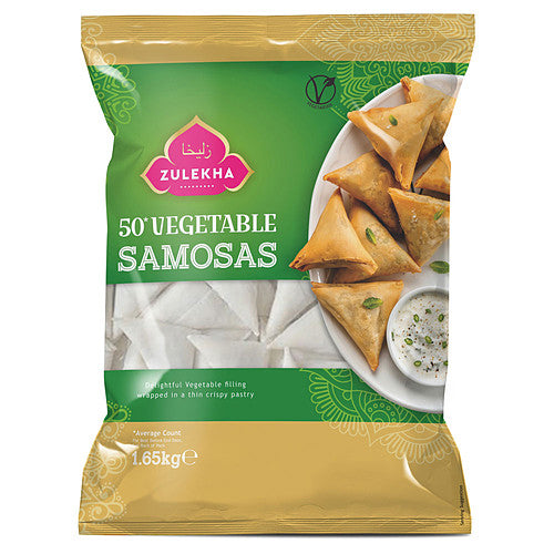 Zulelha Vegetable Samosa   50s × 1