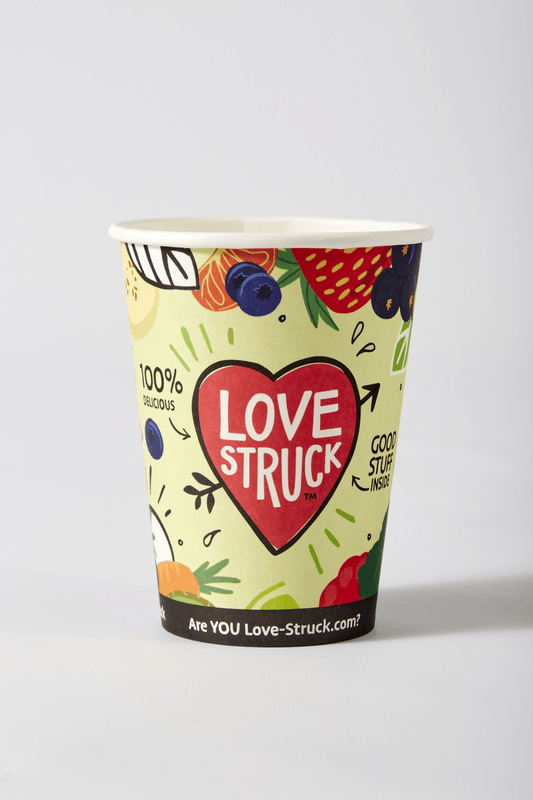 Love Struck 12oz Paper LOGO Cup CASE 1x1000