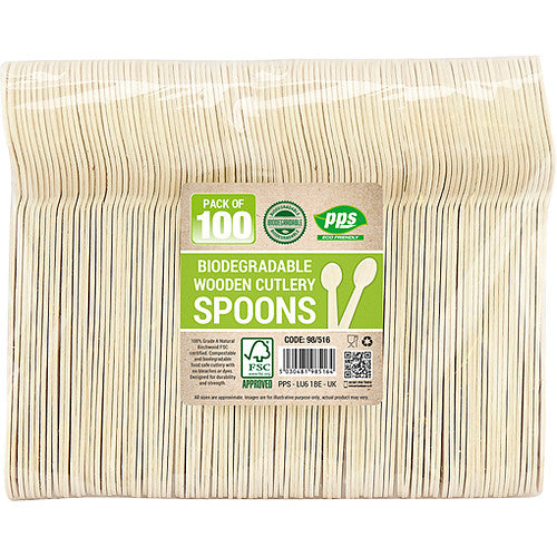 Pps Wooden Spoon   100s × 10