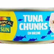 Tropical Sun Tuna Chunks In Brine  6x160g