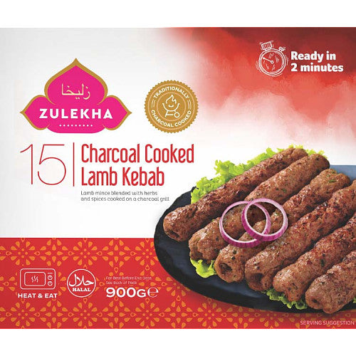 Zulekha Lamb Charcoal Kebab 900g