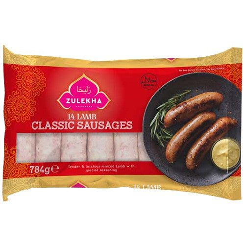 Zulekha Classic Lamb Sausages   14s × 1