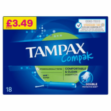 Tampax Compak Super   6x18's