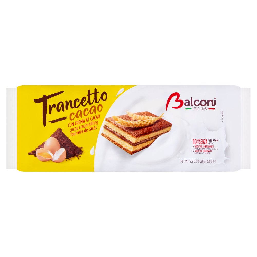 Balconi Trancet Cacao 10 x 28 = (280g)   280g × 1