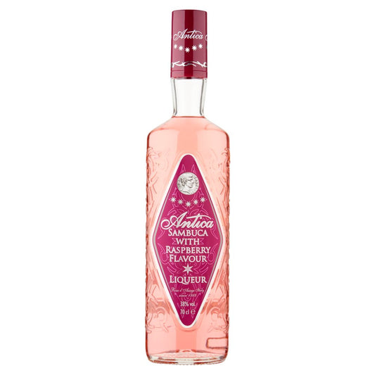 Antica Sambuca with Raspberry Flavour Liqueur 70cl   70Cl × 6