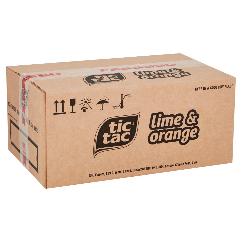 Tic Tac Lime & Orange Mint Sweets 18g