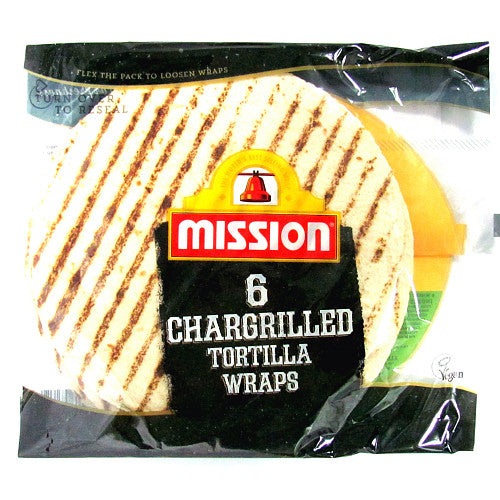 Mission Chargrilled Wrap   6pk × 1